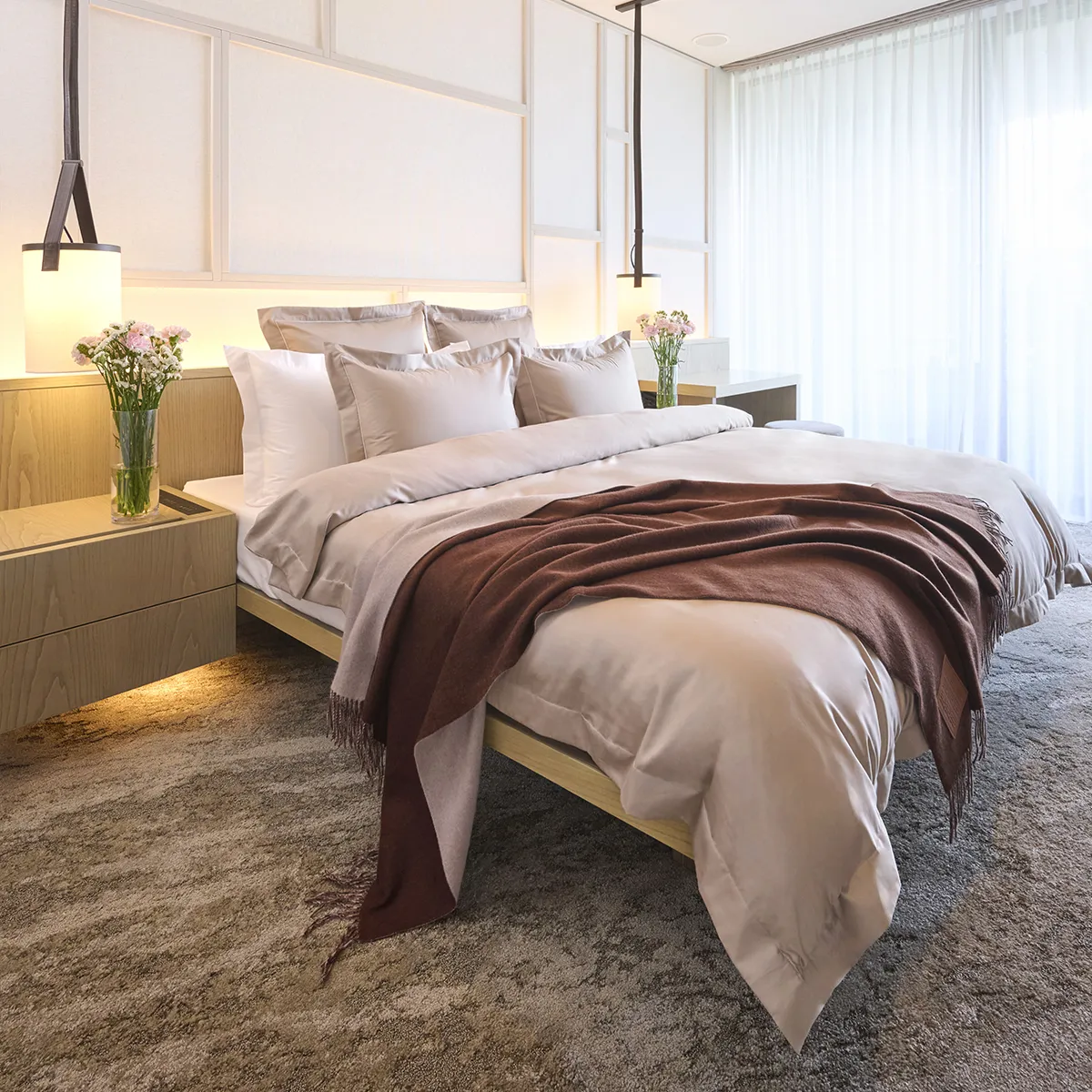 ウールカシミヤスローケット