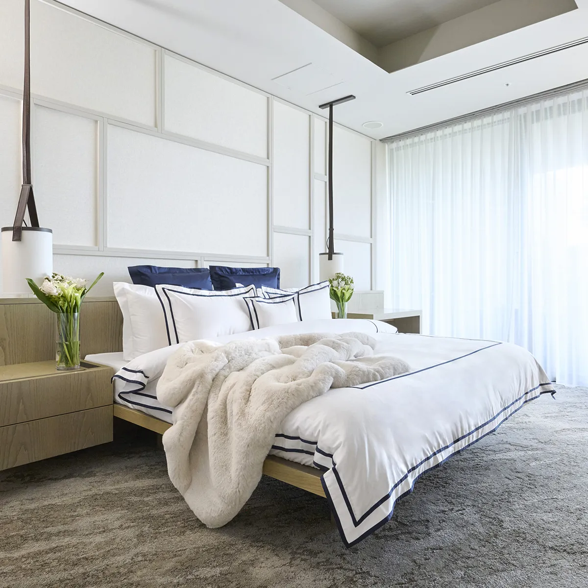 ベッドコーディネート さらにホテルライクなベッドに