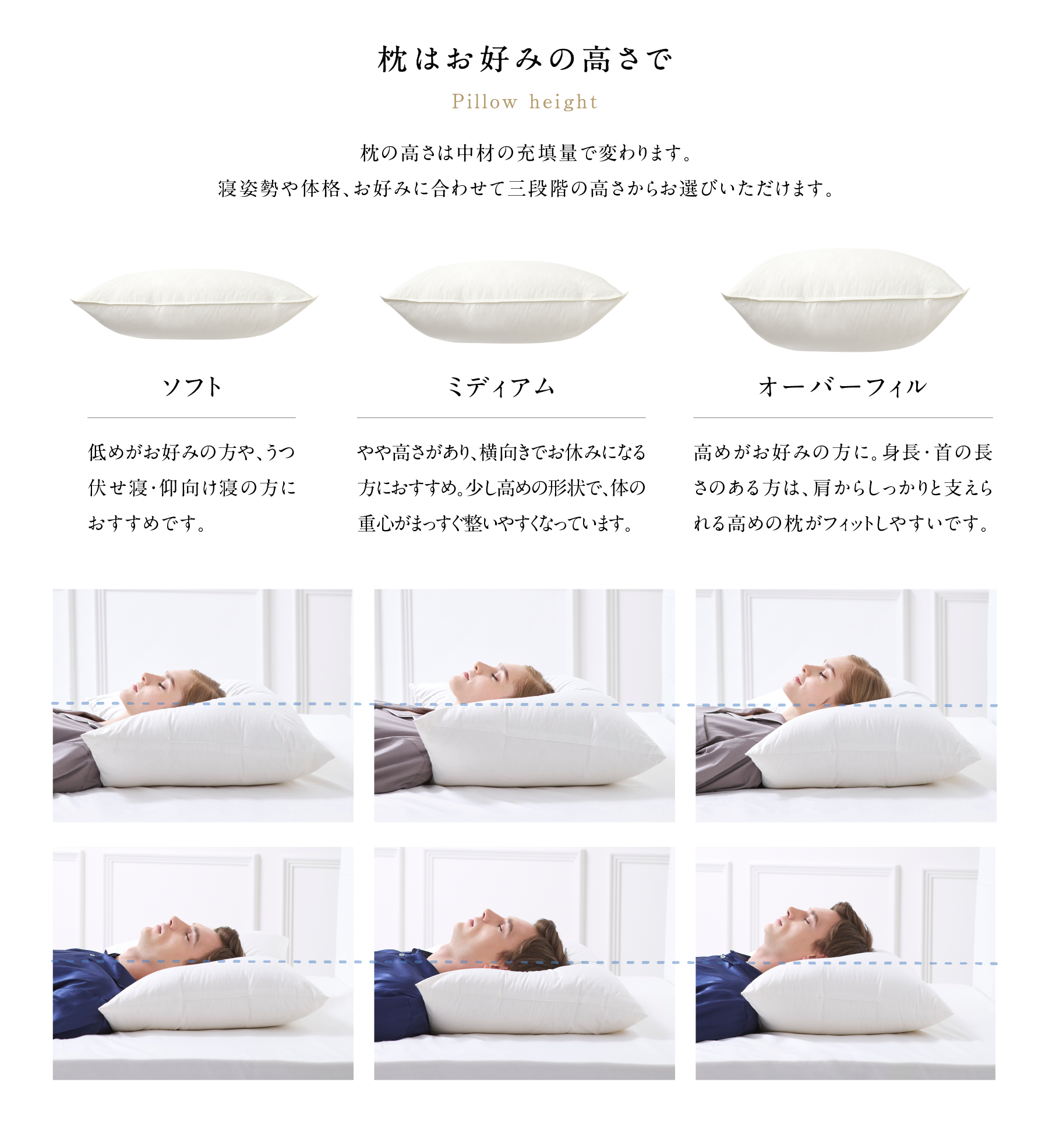 ホテルライクインテリア　630FPフランス産ダウンピロー 楽天市場】羽毛枕 フランス産ホワイトダックダウン90％ 630FP