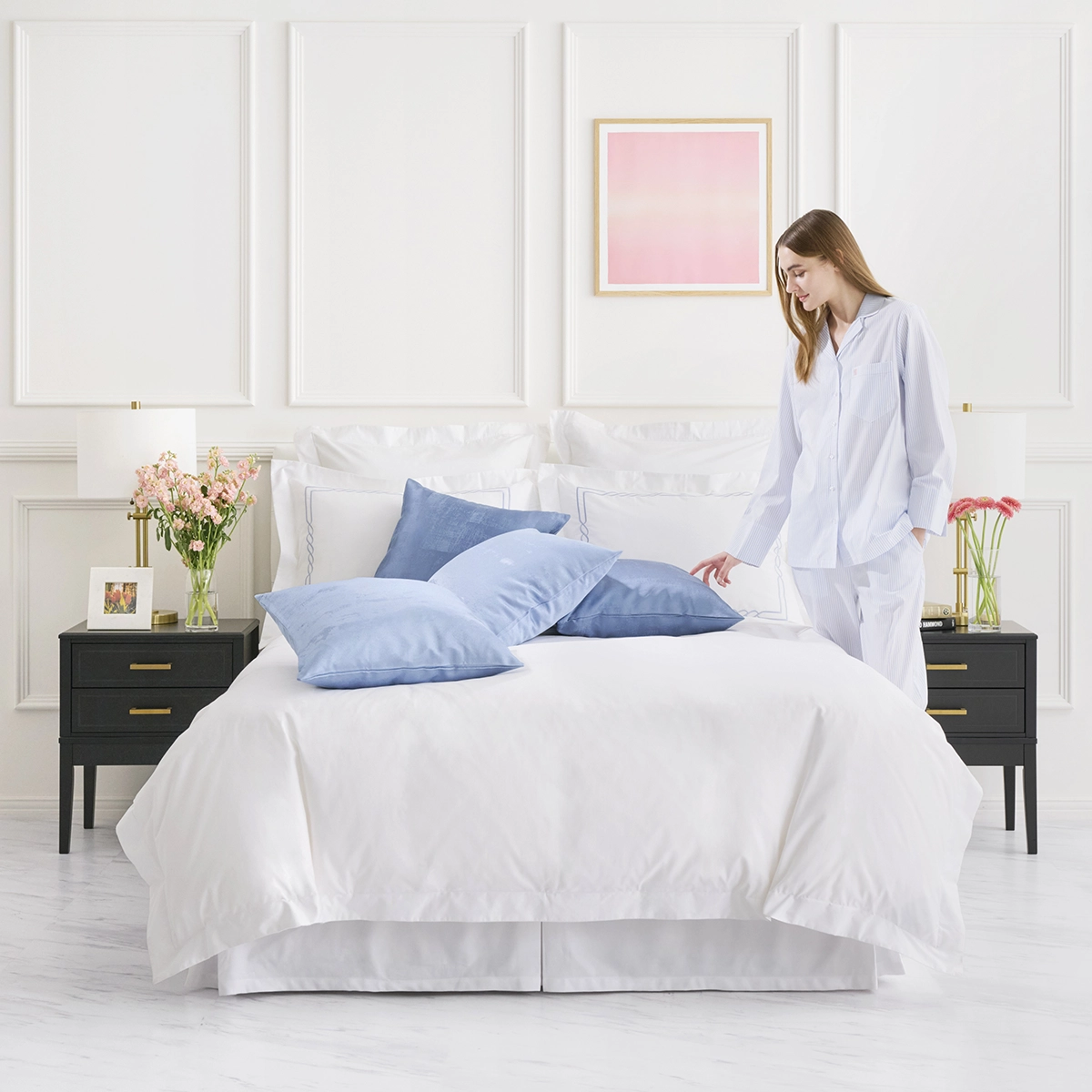 ゆったりとしたリラックスシルエット スマートな佇まいと快適な着心地