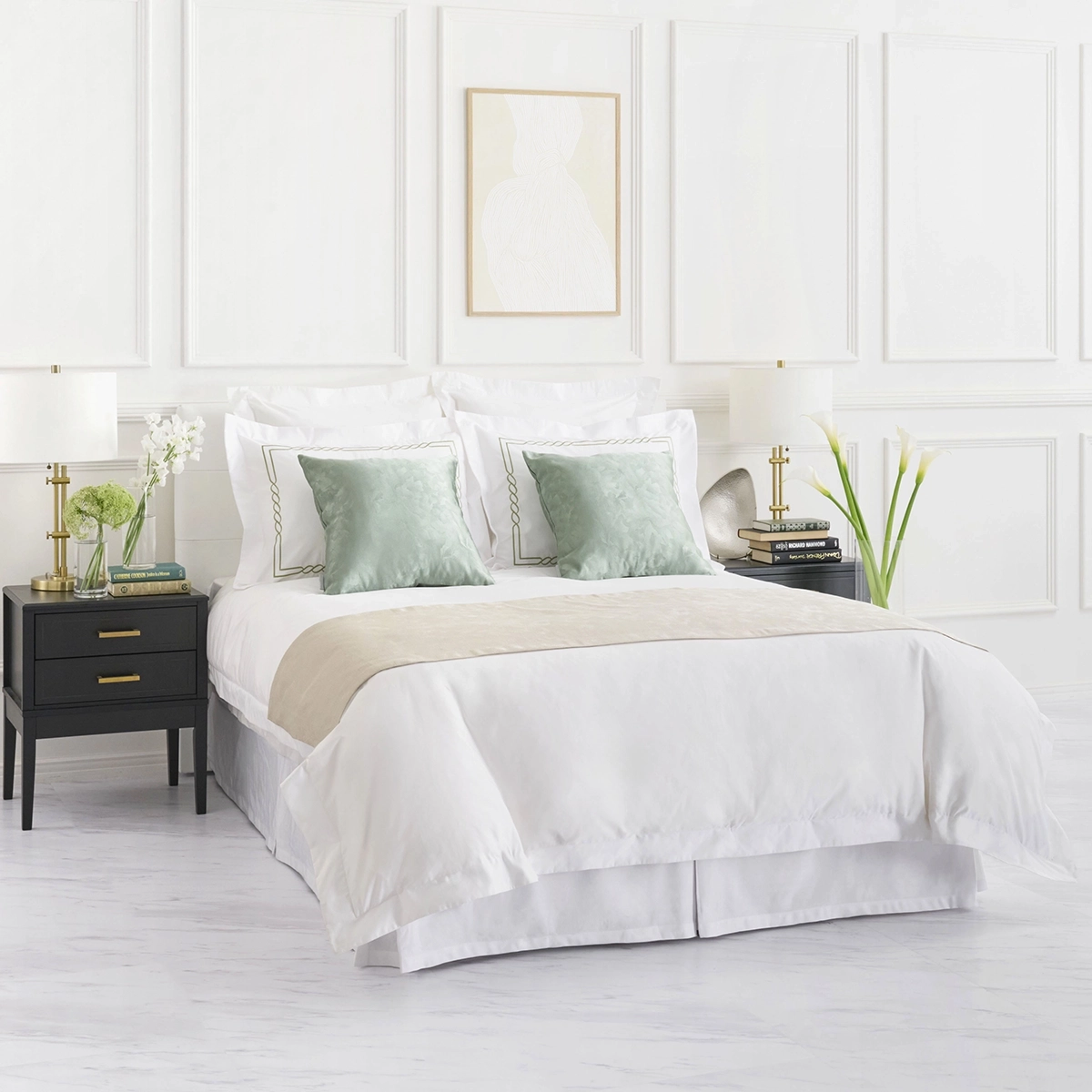 ベッドスカート グローウィングウィーブシリーズ ホテルライクインテリア