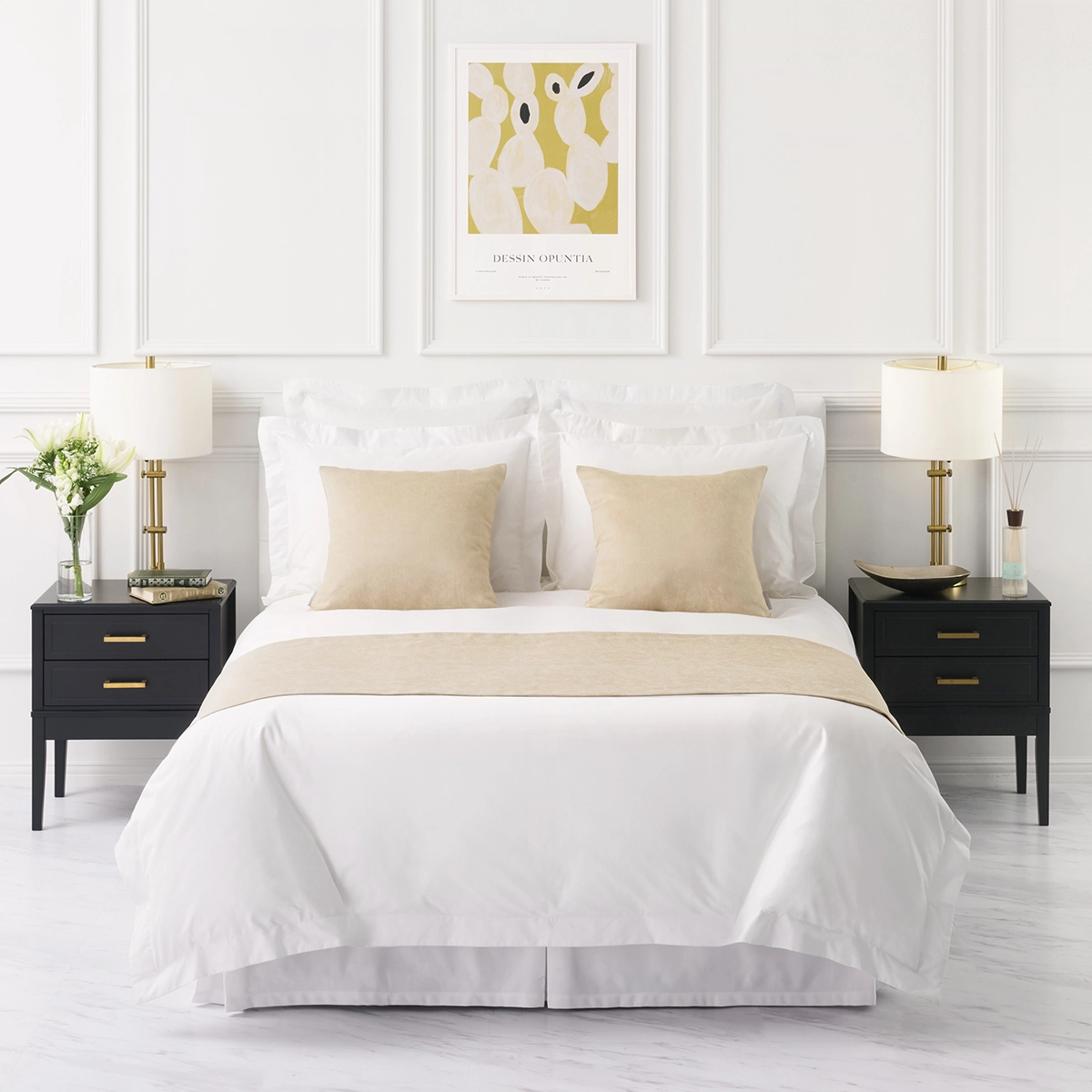 アンバー ベッドスロー グローイングウィーブ ホテルライクインテリア