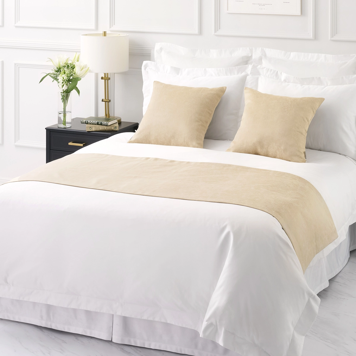 アンバー ベッドスロー グローイングウィーブ ホテルライクインテリア