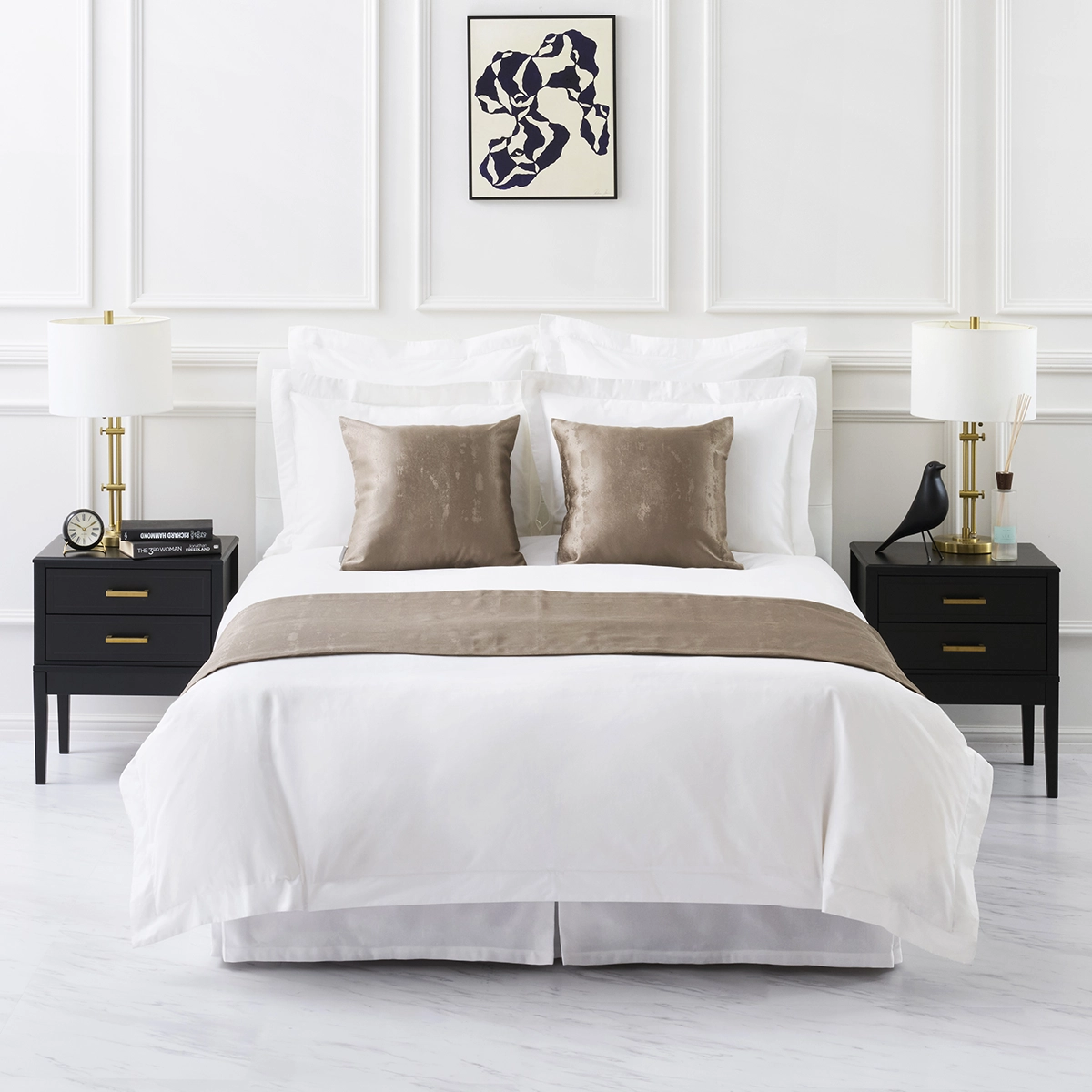 トープ ベッドスロー グローイングウィーブ ホテルライクインテリア