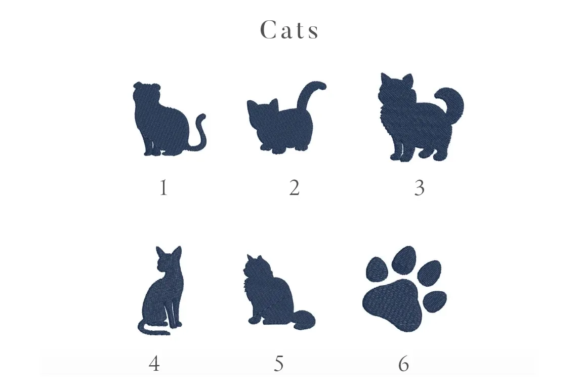 猫モチーフ 1〜6