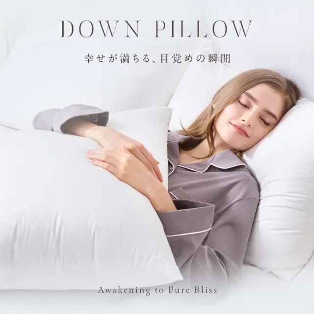 800FPポーランド産ホワイトマザーグースダウンピロー