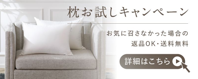 枕試しキャンペーンの案内