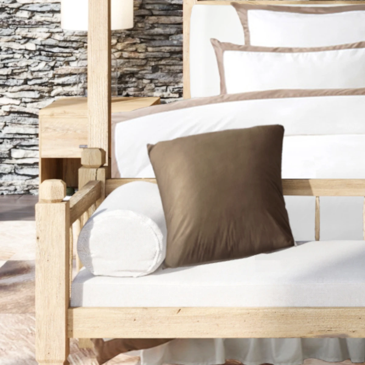 ベッド ホテルライクインテリア