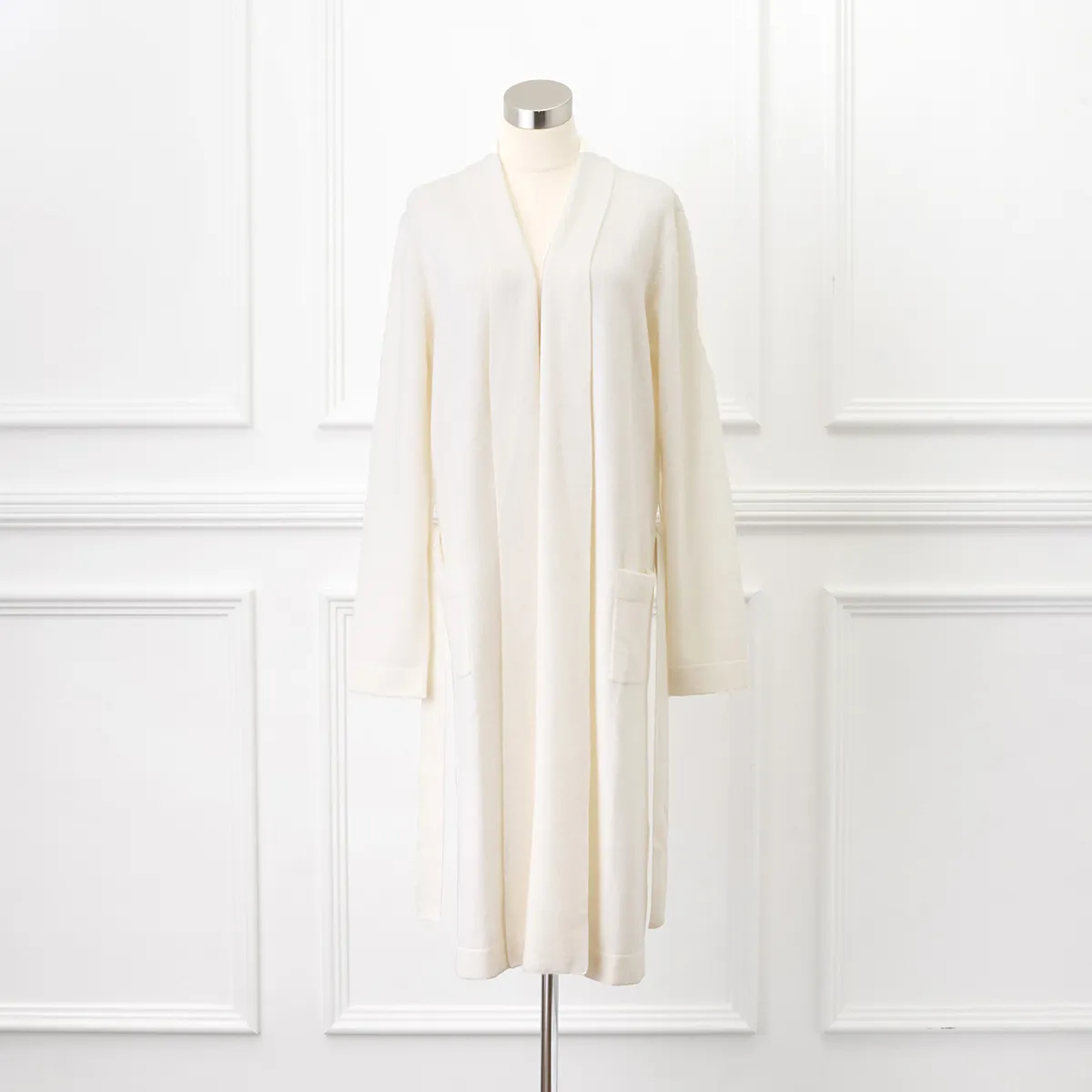 ウールカシミヤガウン エクリュ